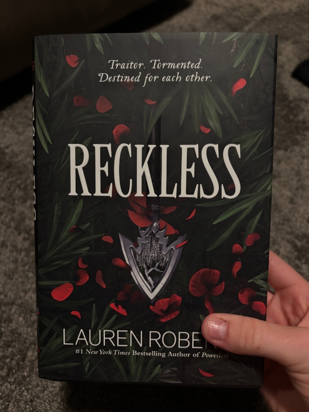 Reckless by Lauren Roberts Powerless Trilogy Book 2 YA Romantasy Novel